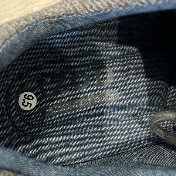 Izod Kyler Grey Business Casual Memory Foam Dress Shoes - Men’s 9.5 - NIB, NWT - Picture 8 of 10